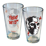 Friday 13th Jason Hockey Mask Pint Glass